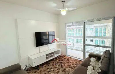 Apartamento à venda, 80 m² por r$ 1.060.000,00 - gonzaga - santos/sp