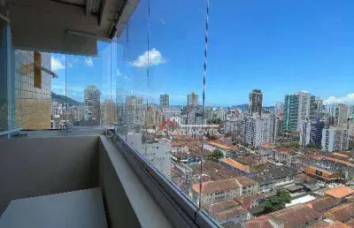 Apartamento com 2 dormitórios, 72 m² - venda por r$ 870.000,00 ou aluguel por r$ 6.080,02/mês - embaré - santos/sp