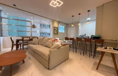 Apartamento com 2 dormitórios à venda, 85 m² por r$ 950.000,00 - pompéia - santos/sp