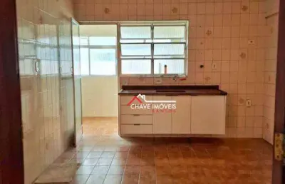 Apartamento com 2 dormitórios para alugar, 112 m² por r$ 4.250,02/mês - embaré - santos/sp