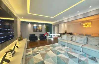 Apartamento à venda, 205 m² por r$ 1.900.000,00 - aparecida - santos/sp