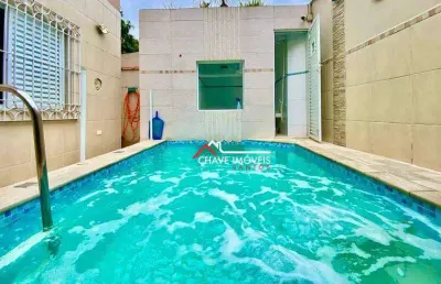 Casa com 3 dormitórios à venda, 317 m² por r$ 1.600.000,00 - ponta da praia - santos/sp