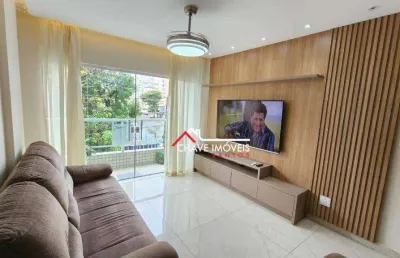 Apartamento com 3 dormitórios à venda, 138 m² por r$ 1.272.000,00 - ponta da praia - santos/sp