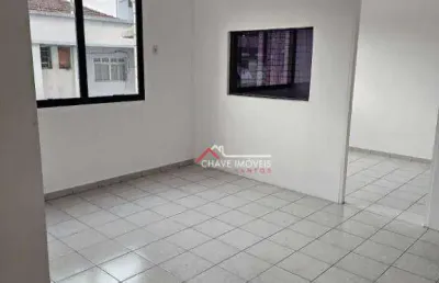 Sala à venda, 40 m² por r$ 200.000,00 - vila matias - santos/sp