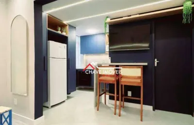 *apartamento kit net exclusiva reformada - com vista mar*