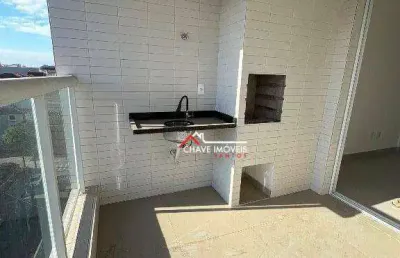 Apartamento com 2 dormitórios à venda, 83 m² por r$ 700.000,00 - aparecida - santos/sp