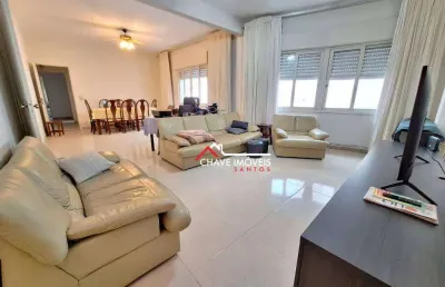 Apartamento com 3 dormitórios à venda, 165 m² por r$ 1.000.000,00 - aparecida - santos/sp