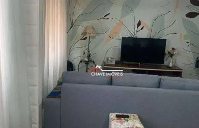 Apartamento com 2 dormitórios à venda, 65 m² por r$ 425.000,00 - aparecida - santos/sp