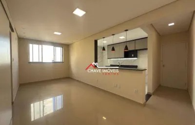 Apartamento com 2 dormitórios, 69 m² - venda por r$ 480.000,00 ou aluguel por r$ 3.413,01/mês - marapé - santos/sp
