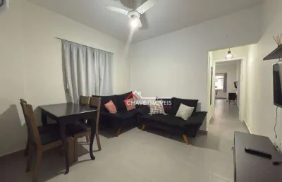 Apartamento com 1 dormitório, 67 m² - venda por r$ 450.000,00 ou aluguel por r$ 3.000,02/mês - embaré - santos/sp