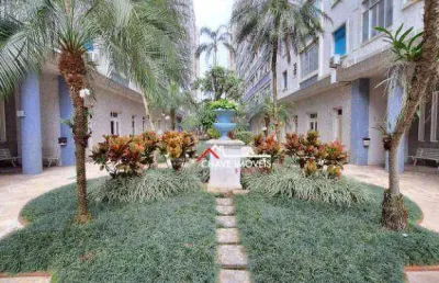 Kitnet com 1 dormitório à venda, 28 m² por r$ 280.000,00 - aparecida - santos/sp