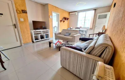 Apartamento com 2 dormitórios à venda, 92 m² por r$ 750.000,00 - aparecida - santos/sp