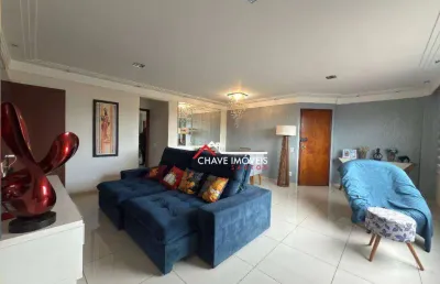 Apartamento com 3 dormitórios à venda, 118 m² por r$ 900.000,00 - embaré - santos/sp