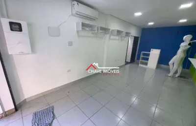Loja para alugar, 28 m² por r$ 2.500,00/mês - embaré - santos/sp