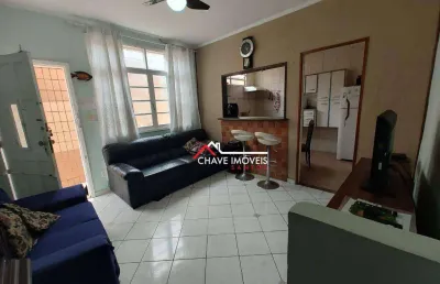 Casa com 2 dormitórios à venda, 70 m² por r$ 415.000,00 - gonzaga - santos/sp