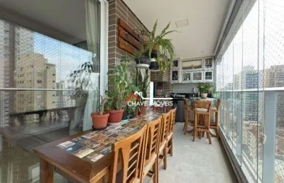 Apartamento com 3 dormitórios à venda, 120 m² por r$ 2.150.000,00 - embaré - santos/sp
