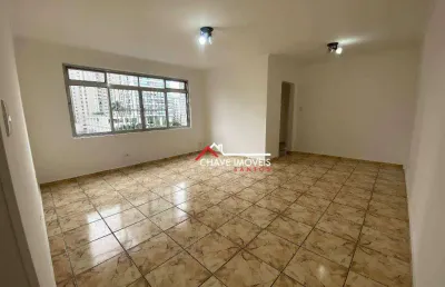 Apartamento com 2 dormitórios e vaga demarcada para alugar, 107m² por r$ 4.000/mês - ponta da praia - santos/sp