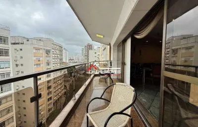 Apartamento com 4 dormitórios à venda, 270 m² por r$ 1.600.000,00 - gonzaga - santos/sp
