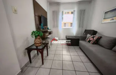 Apartamento com 2 dormitórios à venda, 57 m² por r$ 440.000,00 - gonzaga - santos/sp