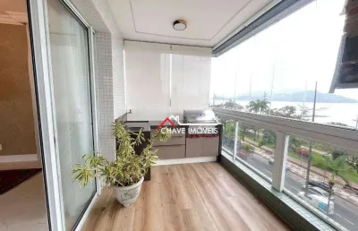 Apartamento com 4 dormitórios para alugar, 272 m² - embaré - santos/sp