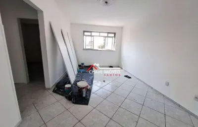 Apartamento à venda com 3 dormitórios, garagem box  bairro marapé, santos/sp