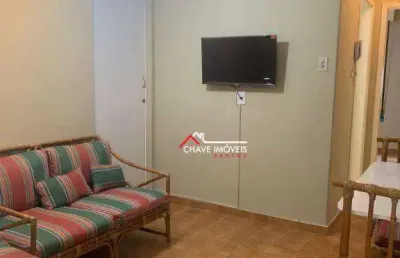 Apartamento com 2 dormitórios para alugar, 52 m² por r$ 3.500,02/mês - boqueirão - santos/sp