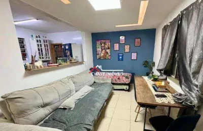 Apartamento com 2 dormitórios à venda, 62 m² por r$ 390.000,00 - vila belmiro - santos/sp