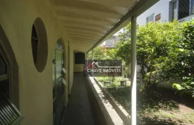 Casa comercial com 6 salas para alugar na Rua Bahia, Gonzaga, Santos