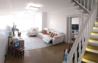 Cobertura com 3 dormitórios à venda, 311 m² por r$ 2.000.000,00 - ponta da praia - santos/sp