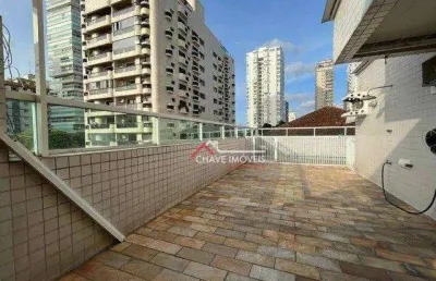 Apartamento garden, 168 m² - venda por r$ 1.550.000,00 ou aluguel por r$ 18.500,02/mês - gonzaga - santos/sp