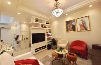 Apartamento com 2 dormitórios à venda, 120 m² por r$ 850.000,00 - pompéia - santos/sp