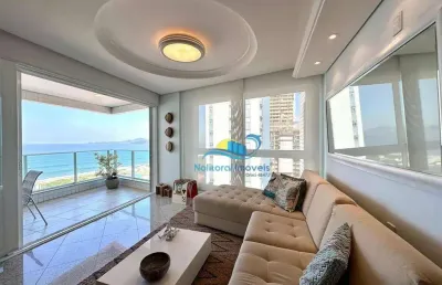 Apto 1 suíte + 2 quartos - edifício transatlântico - vista mar - semi mobiliado