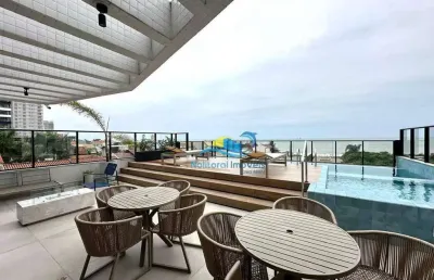 Apartamento frente mar - andar alto - 3 suítes  - 2 vagas - pronto para morar