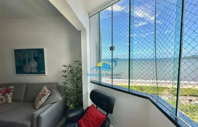 Apto frente mar com 3 quartos - semi mobiliado - centro - balneário piçarras