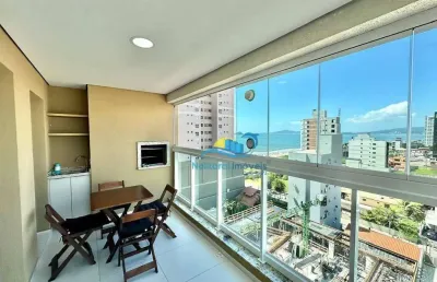 Apto com 1 suíte + 2 quartos - 100% mobiliado - vista mar - home club - balneário piçarras