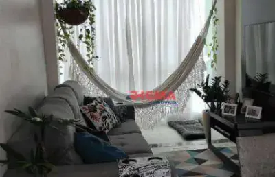 Apartamento com 2 dormitórios à venda, 64 m² por r$ 570.000,00 - campo grande - santos/sp
