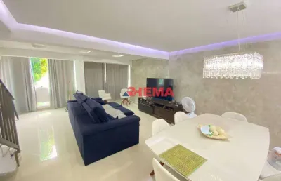 Sobrado com 4 dormitórios à venda, 212 m² por r$ 1.383.000,00 - aparecida - santos/sp