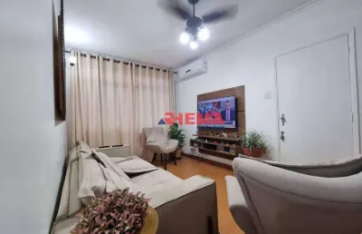 Apartamento com 3 dormitórios à venda, 110 m² por r$ 575.000,00 - embaré - santos/sp