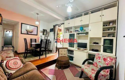 Apartamento com 2 dormitórios à venda, 79 m² por r$ 740.000,00 - aparecida - santos/sp