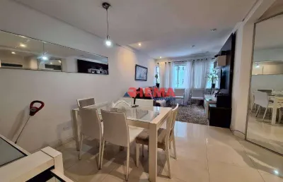 Apartamento com 2 dormitórios à venda, 80 m² por r$ 360.000,00 - centro - são vicente/sp
