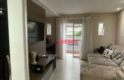 Village com 2 dormitórios à venda, 86 m² por r$ 685.000,00 - marapé - santos/sp