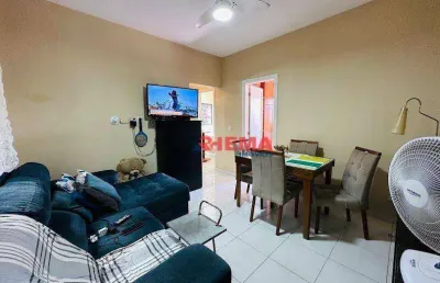 Apartamento com 2 dormitórios à venda, 62 m² por r$ 375.000,00 - ponta da praia - santos/sp