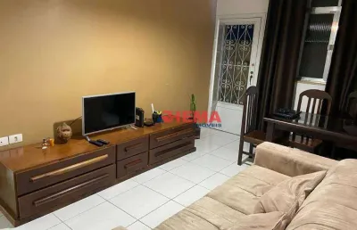 Apartamento com 1 dormitório à venda, 56 m² por r$ 250.000,00 - macuco - santos/sp