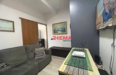 Apartamento com 1 dormitório à venda, 30 m² por r$ 340.000,00 - ponta da praia - santos/sp