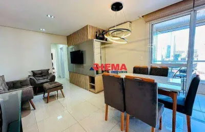 Apartamento com 2 dormitórios à venda, 93 m² por r$ 1.120.000,00 - gonzaga - santos/sp
