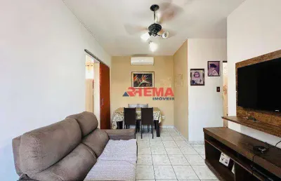 Apartamento com 2 dormitórios à venda, 62 m² por r$ 385.000,00 - campo grande - santos/sp