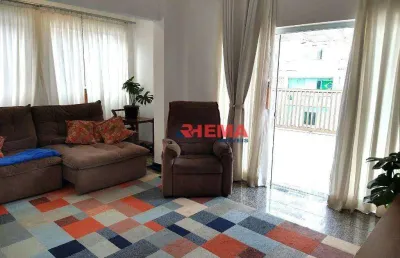 Apartamento com 3 dormitórios à venda, 123 m² por r$ 650.000,00 - embaré - santos/sp
