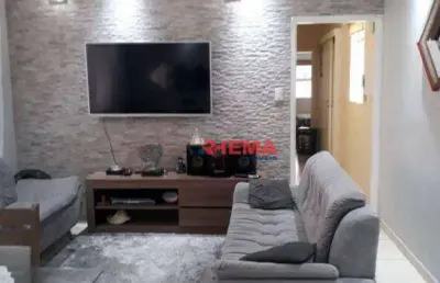Apartamento com 3 dormitórios à venda, 133 m² por r$ 610.000,00 - boqueirão - santos/sp