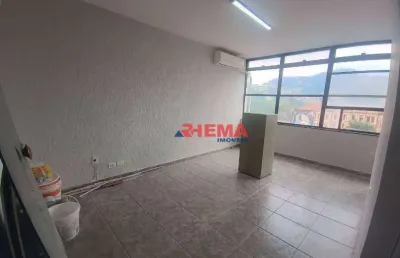 Sala para alugar, 25 m² por r$ 1.528,00/mês - centro - santos/sp