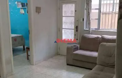Apartamento com 2 dormitórios à venda, 81 m² por r$ 279.000,00 - macuco - santos/sp